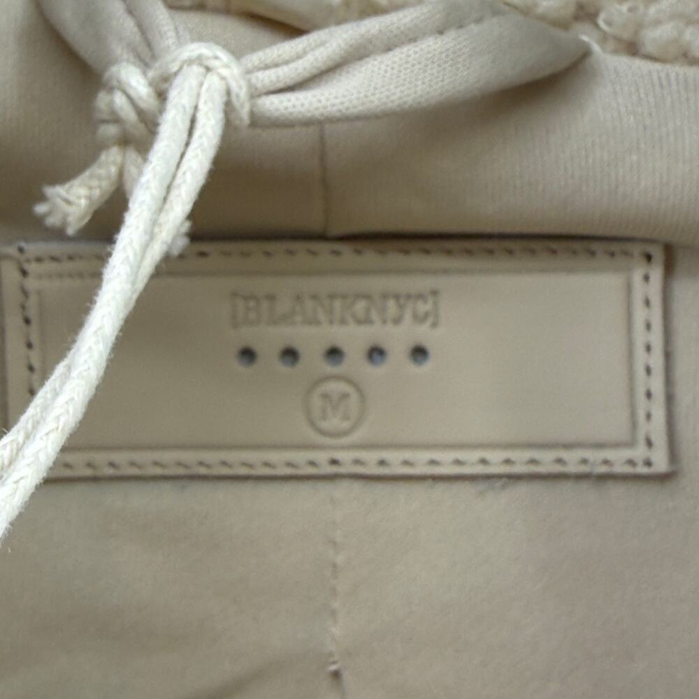 BLANKNYC Fuzzy Wuzzy Corduroy Sherpa Mix Trucker Jacket Womens Sz Medium Brown - Picture 7 of 7